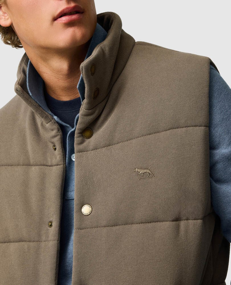 Rodd & Gunn - Lake Ferry Vest - Khaki