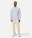 Industrie - The Lakewood Zip Neck Knit - Light Blue Marle