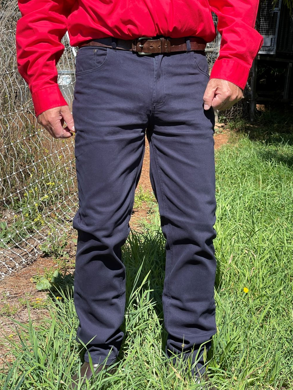 Blowes Clothing - Lasso Heavy Duty Work Moleskins - Stretch - Navy