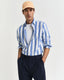 GANT - Linen Shirt - Bold Stripe - Rich Blue