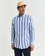 GANT - Linen Shirt - Bold Stripe - Rich Blue