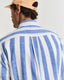 GANT - Linen Shirt - Bold Stripe - Rich Blue