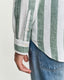 GANT - Linen Shirt - Bold Stripe - Woody Green & White