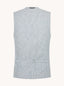 A Fish Named Fred - Linen Waistcoat - Stripe - Blue & White