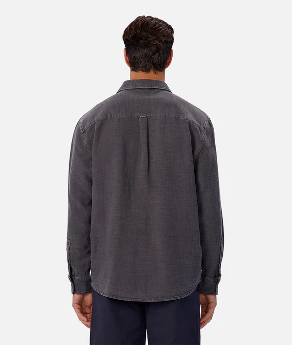 Industrie - The Lisbon Long Sleeve Shirt - Ashphalt