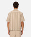 Industrie - The Textured Livorno Short Sleeve Shirt - Olive Navy