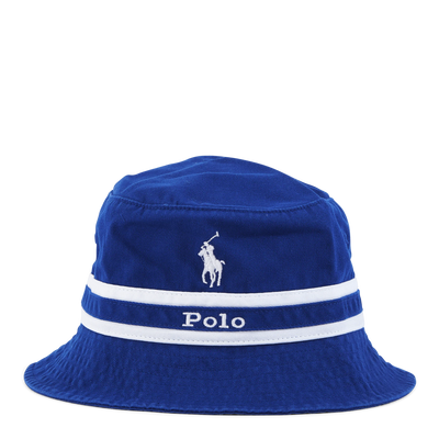 Ralph Lauren - Loft Bucket Hat - Royal Blue with White Stripes