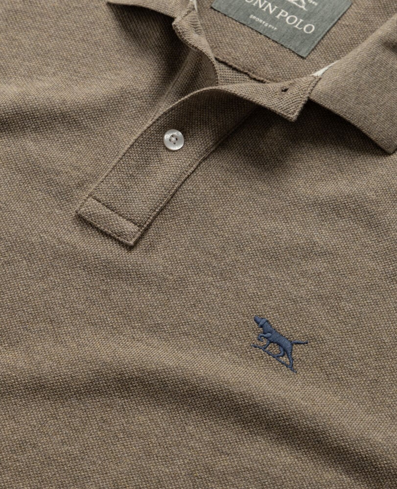 Rodd & Gunn - Long Sleeve Gunn Mesh Polo - Latte