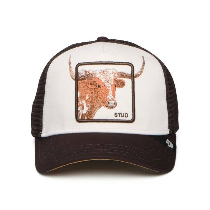 Goorin - Animal Trucker Cap - Longhorn Stud - Chocolate & Cream