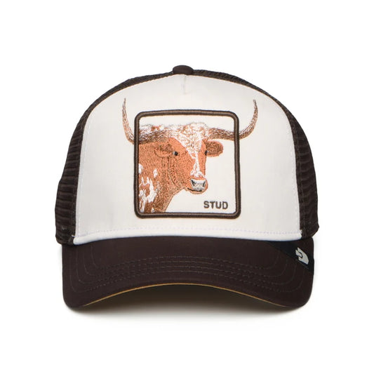 Goorin - Animal Trucker Cap - Longhorn Stud - Chocolate & Cream