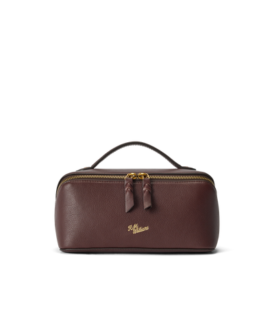 R.M.Williams - Lorne Vanity Case - Black Apple - Dark Burgundy