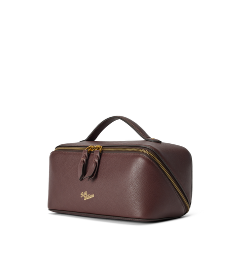 R.M.Williams - Lorne Vanity Case - Black Apple - Dark Burgundy