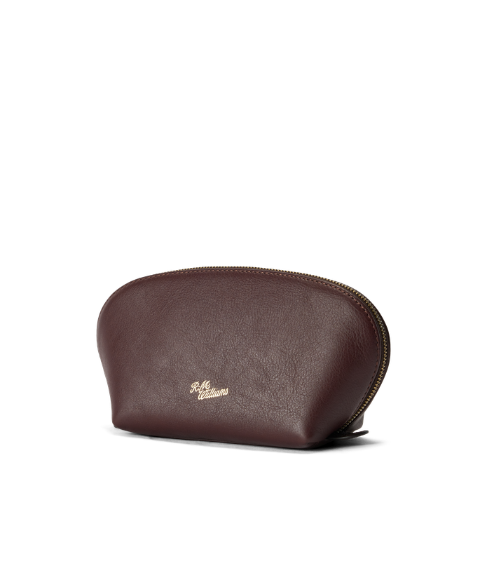 R.M.Williams - Lucinda Cosmetic Case - Black Apple/Dark Burgundy