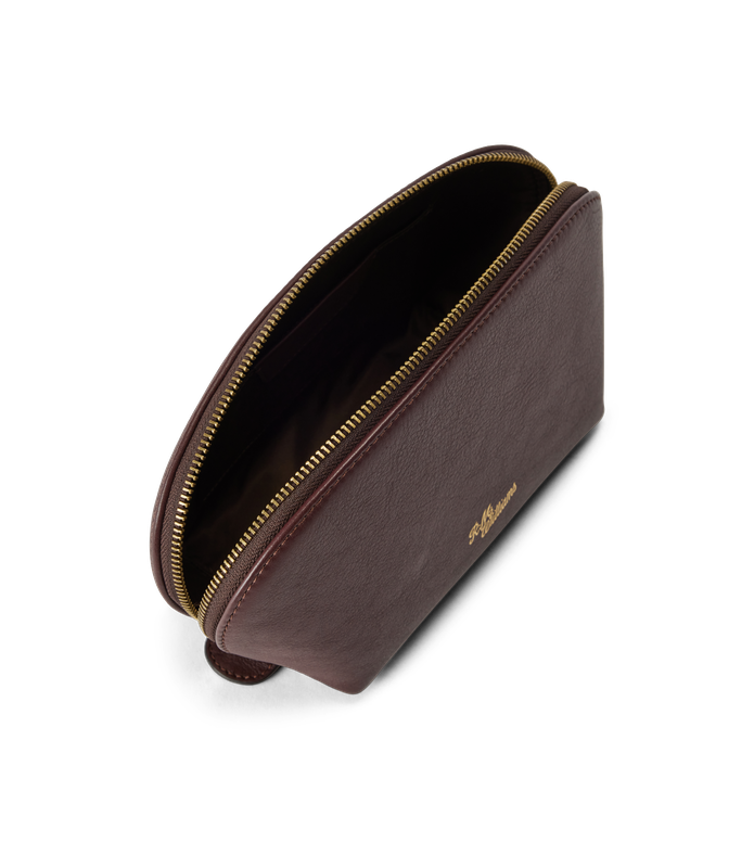 R.M.Williams - Lucinda Cosmetic Case - Black Apple/Dark Burgundy