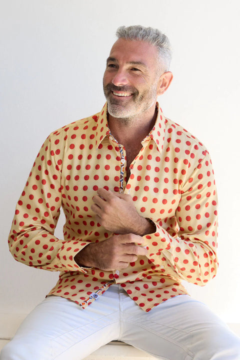 English Laundry - Luton Dot Shirt - Amber