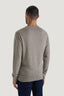 M.J. Bale - Sandringham Merino Crew Knit - Ashwood/Grey