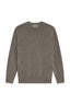 M.J. Bale - Sandringham Merino Crew Knit - Ashwood/Grey