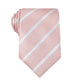 OTAA - Pencil Stripe Tie - Blush Pink with White