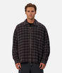 Industrie - The Camino Long Sleeve Shirt - Check - Black/Charcoal