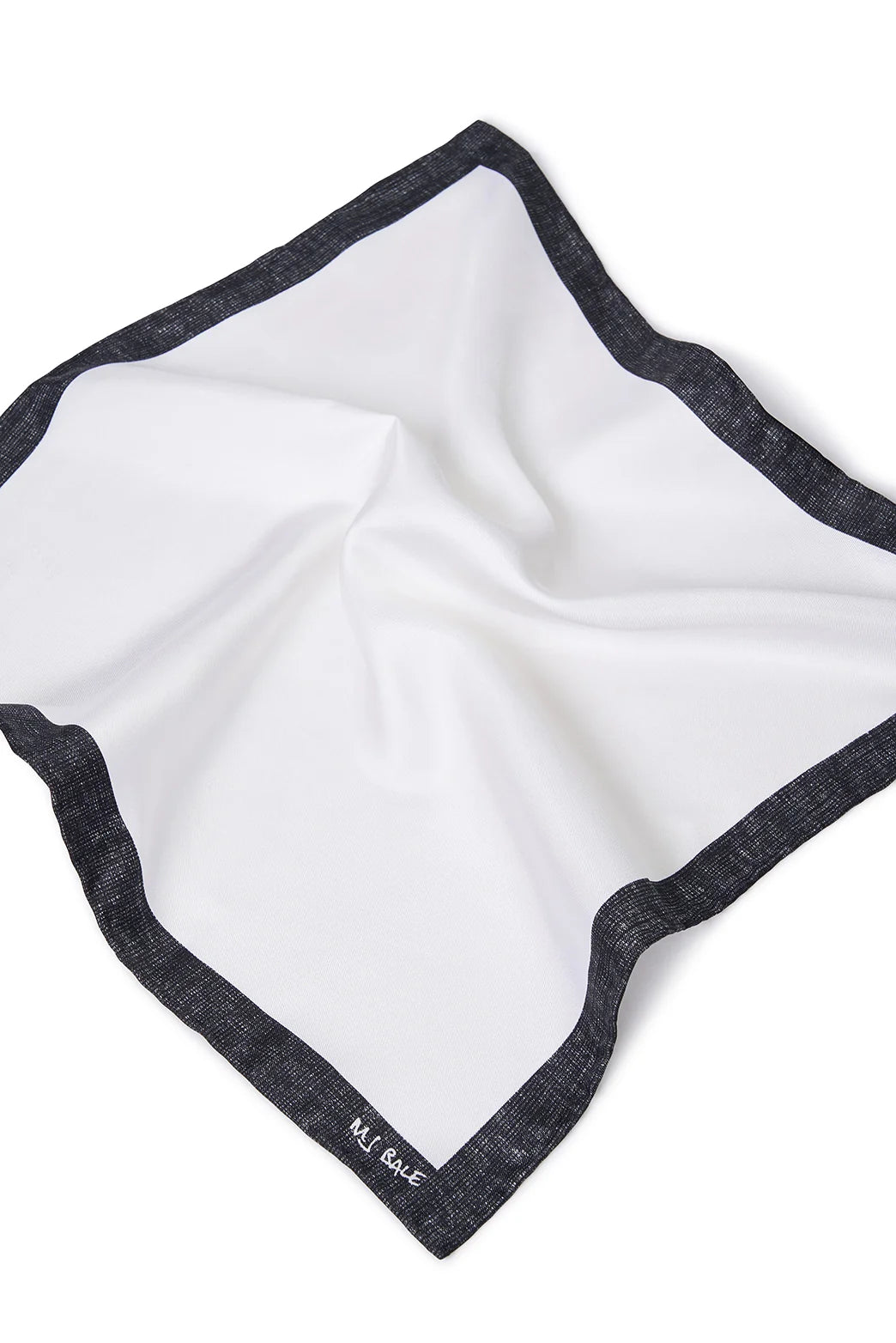 M.J.Bale - Tie & Pocket Square Gift Box - Black-White