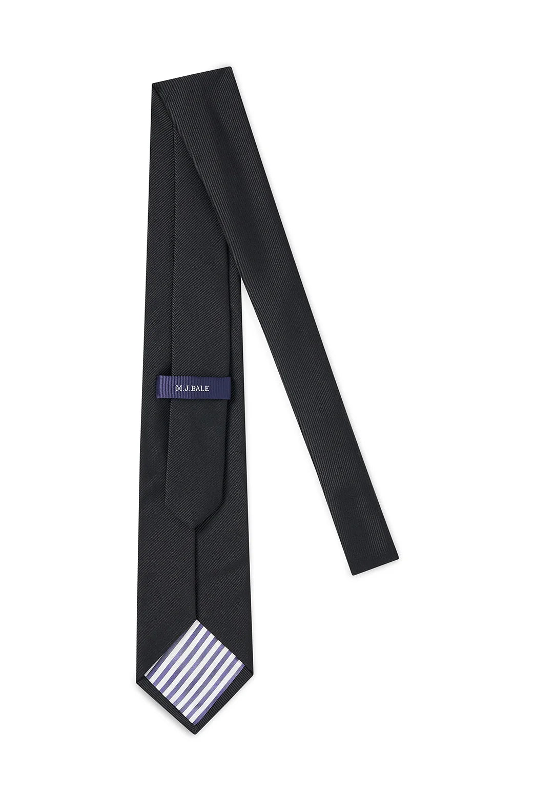 M.J.Bale - Tie & Pocket Square Gift Box - Black/White