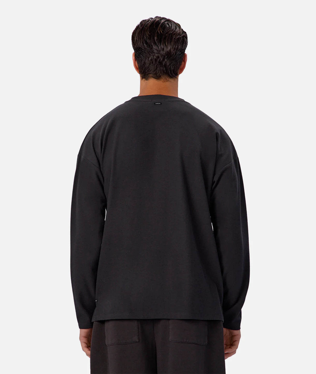 Industrie - Waffle Long Sleeve Tee - Black