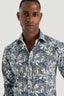 M.J. Bale - Marcello Floral Shirt - Green Navy & White