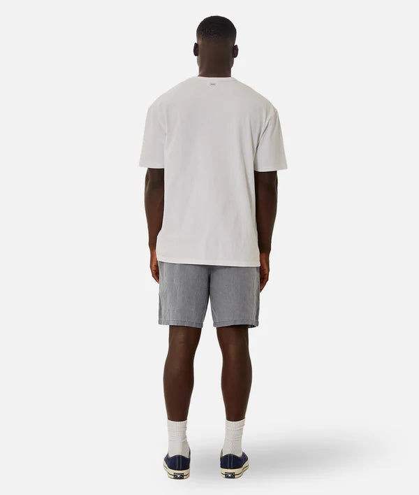 Industrie - The Marina Linen Short - OD Mid Indigo