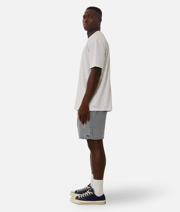 Industrie - The Marina Linen Short - OD Mid Indigo