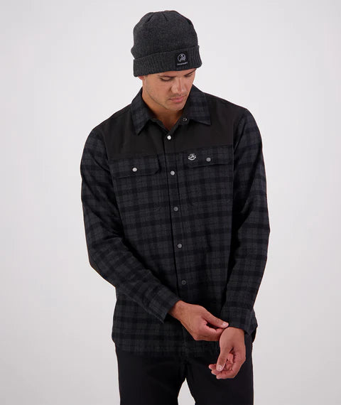 Swanndri - Marton Stormshield Shirt - Plaid - Grey/Black