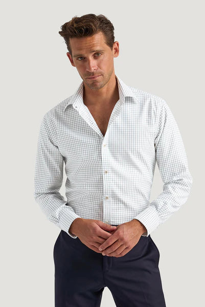 M.J. Bale - McGuinness Shirt - Check - White/Sage