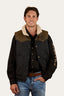 Ringers Western - McKinlay Mens Puffer Vest - Military Green/Black