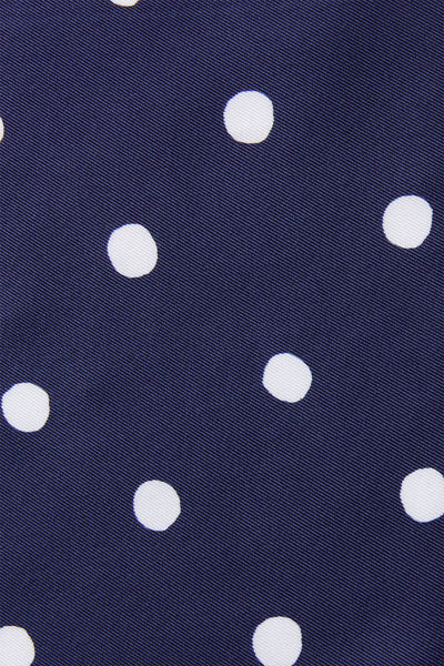 M.J. Bale - Mercury Pocket Square - Navy, Red & White
