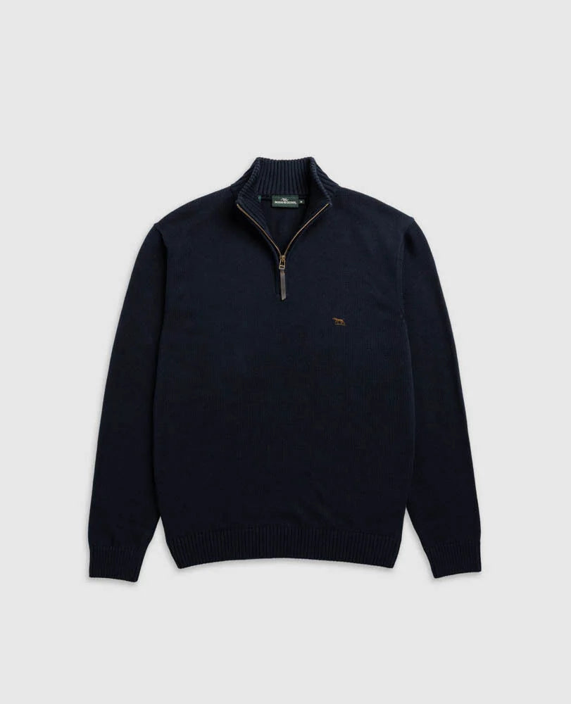 Rodd & Gunn - Merrick Bay Quarter Zip Jumper - Sapphire Blue - Multibuy
