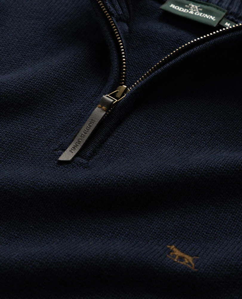 Rodd & Gunn - Merrick Bay Quarter Zip Jumper - Sapphire Blue - Multibuy