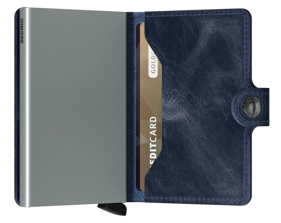 Secrid Miniwallet - Vintage - Blue