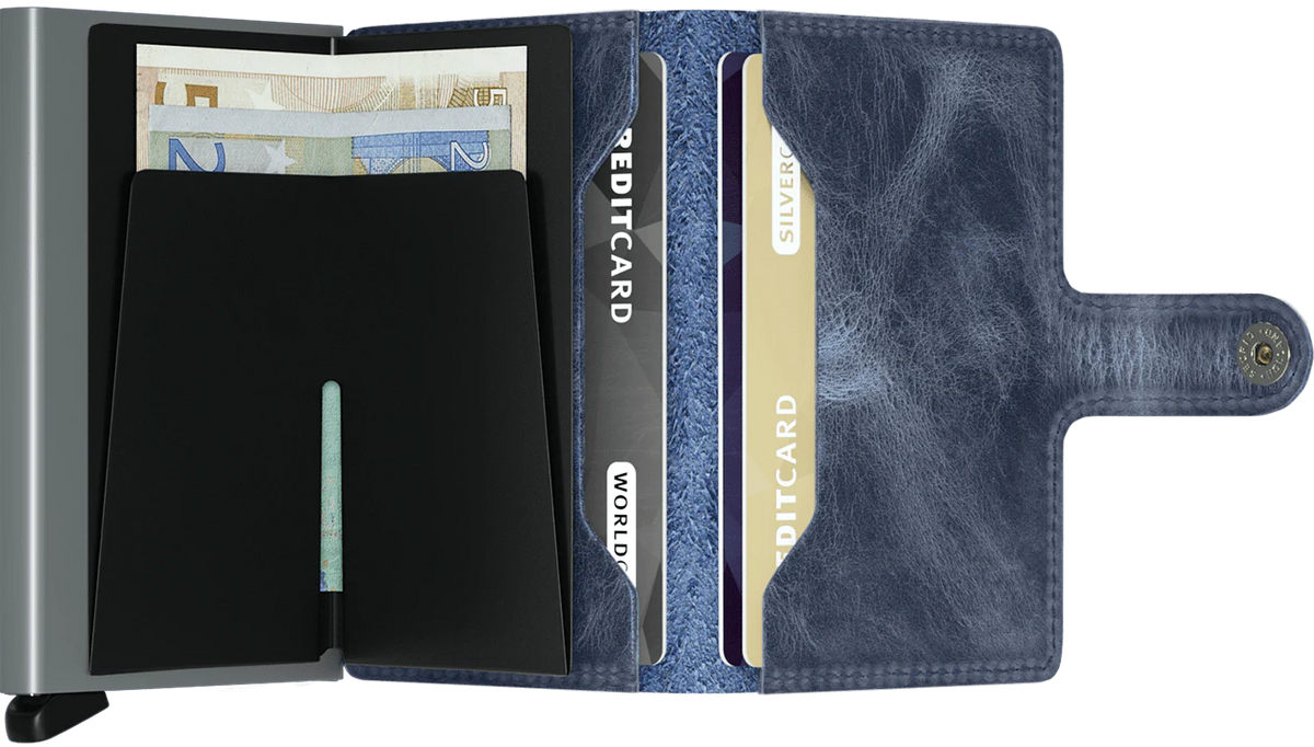 Secrid Miniwallet - Vintage - Blue