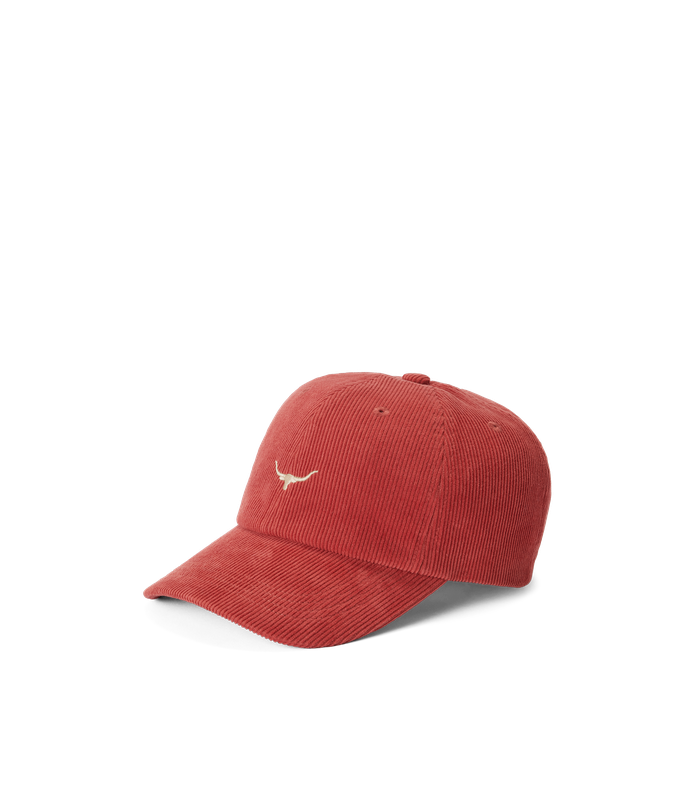 R.M.Williams - Mini Longhorn Cord Cap - Brick