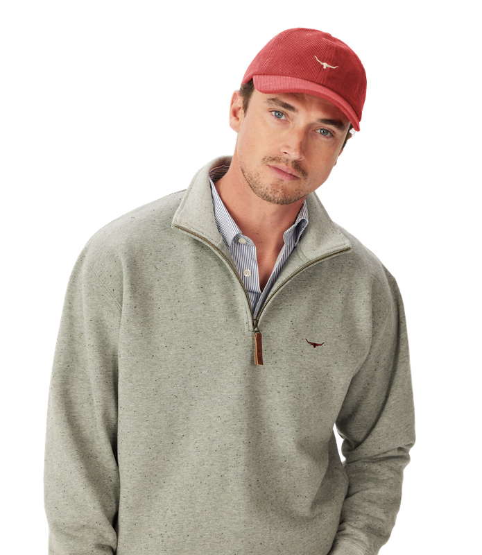 R.M.Williams - Mini Longhorn Cord Cap - Brick
