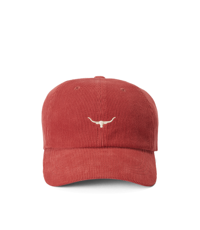 R.M.Williams - Mini Longhorn Cord Cap - Brick