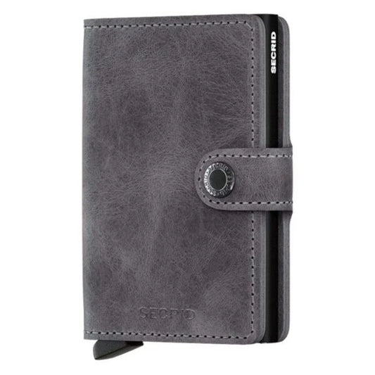 Secrid - RFID Protected - Mini Wallet - Vintage - Grey Black