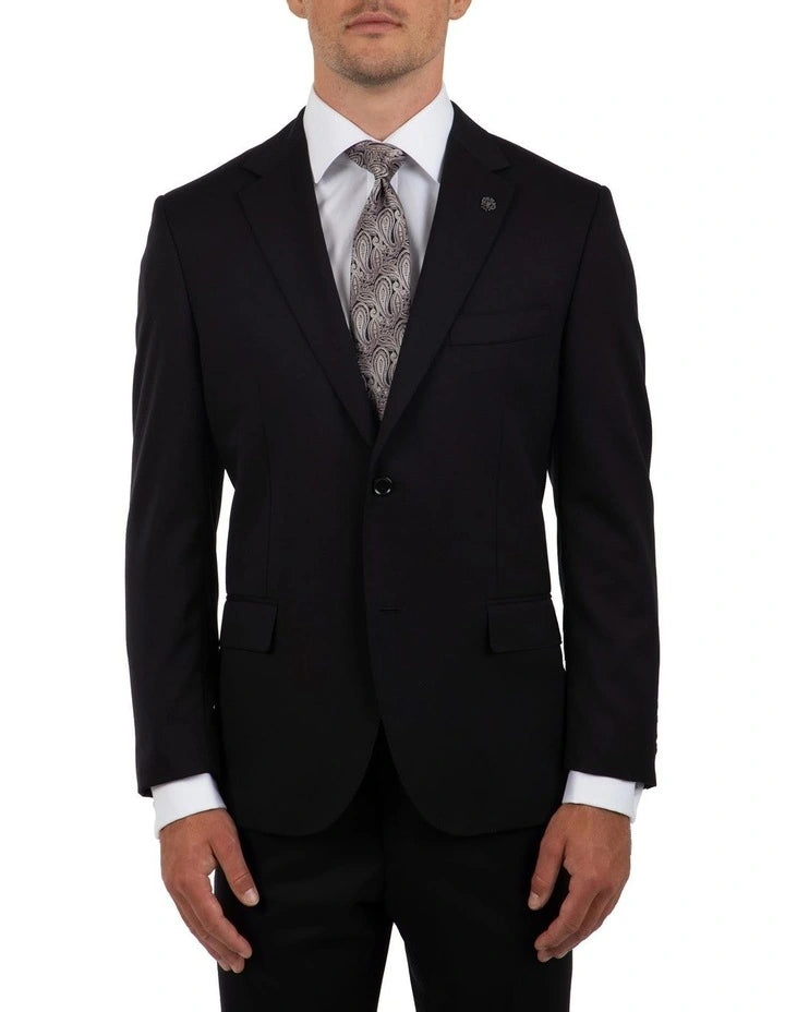 Cambridge - Morse Pure Wool Suit Jacket - Black