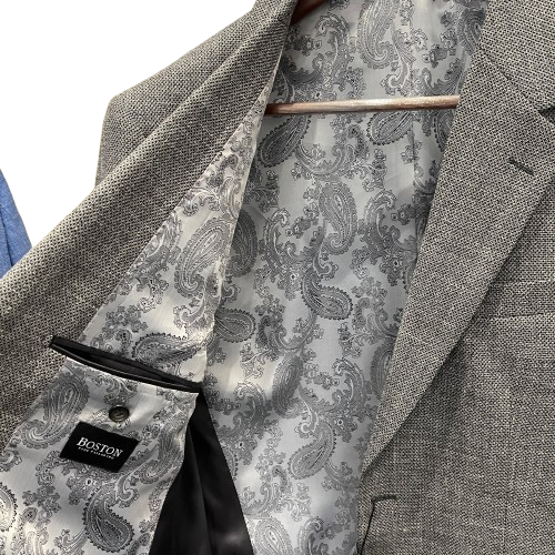 Boston Fine Tailoring - Napoli Wool Sportscoat - Grey