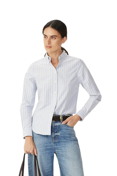 R.M.Williams - Olney Shirt - Stripe - Blue/White