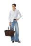 R.M.Williams - Olney Shirt - Stripe - Blue/White