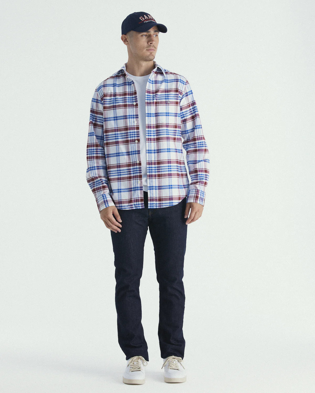GANT - Oxford Shirt - Check - Plumped Red