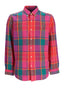 Polo Ralph Lauren - Oxford Shirt - Plaid - Pink, Orange, Multi