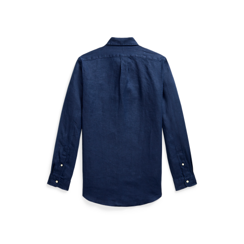 Polo Ralph Lauren -  Custom Fit Linen Shirt - Navy