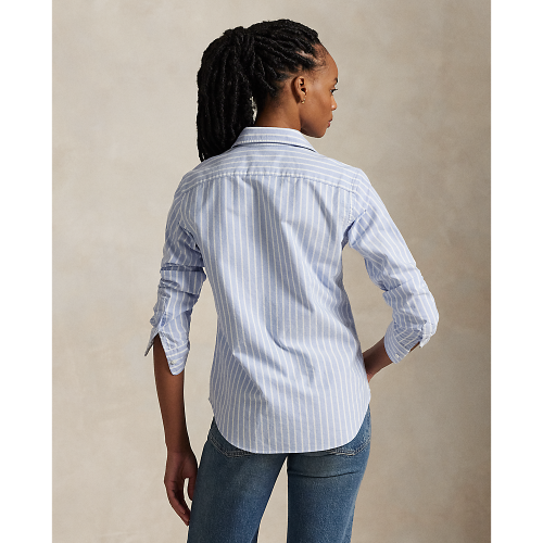 Polo Ralph Lauren -  Slim Fit Oxford Shirt - Blue-White-Stripe