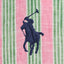 Polo Ralph Lauren - Cropped Boxed Fit Linen Striped Shirt - Berry Green Multi
